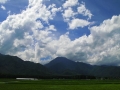 有明山と夏の雲